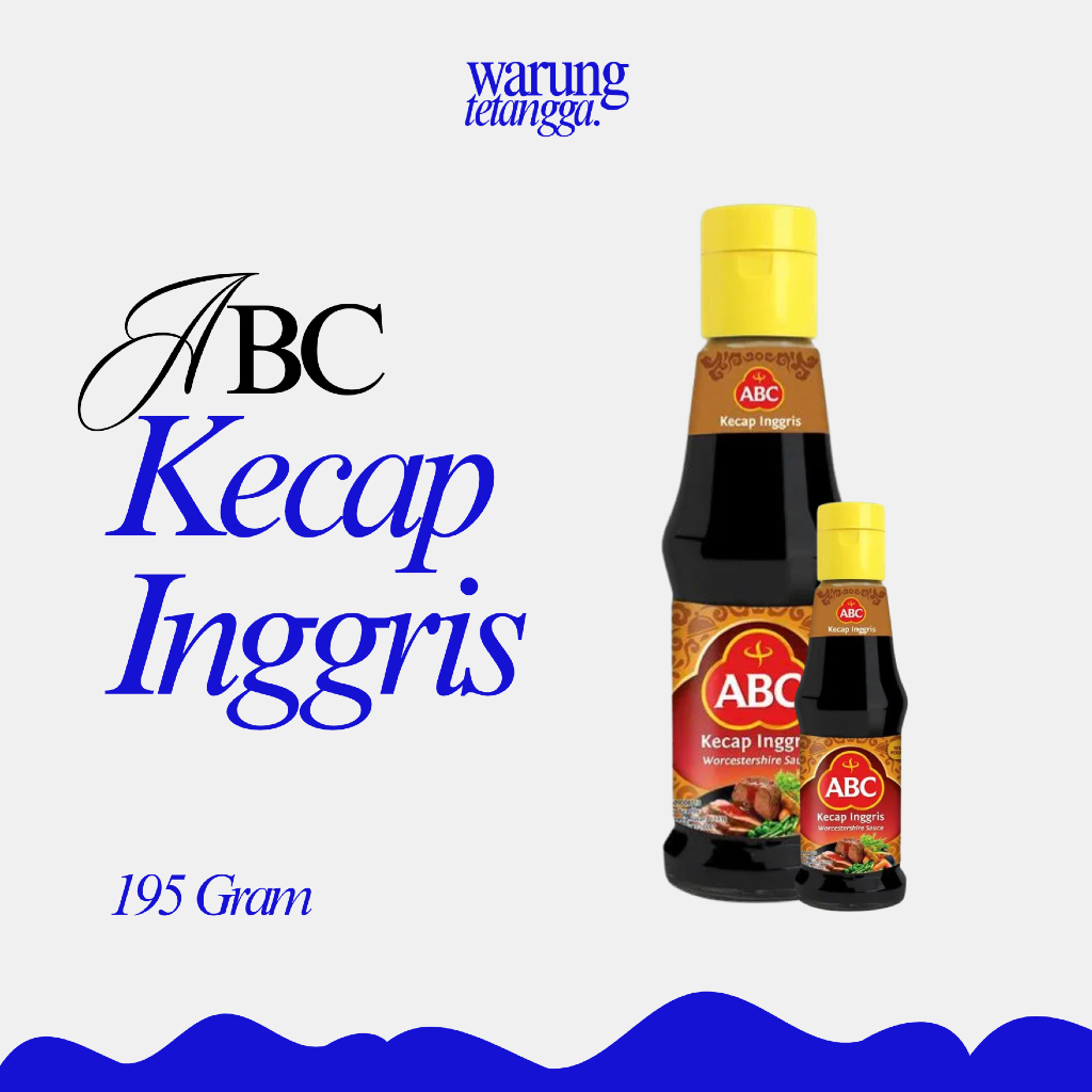 

ABC Kecap Saos Inggris 195 ml Worcestershire Sauce