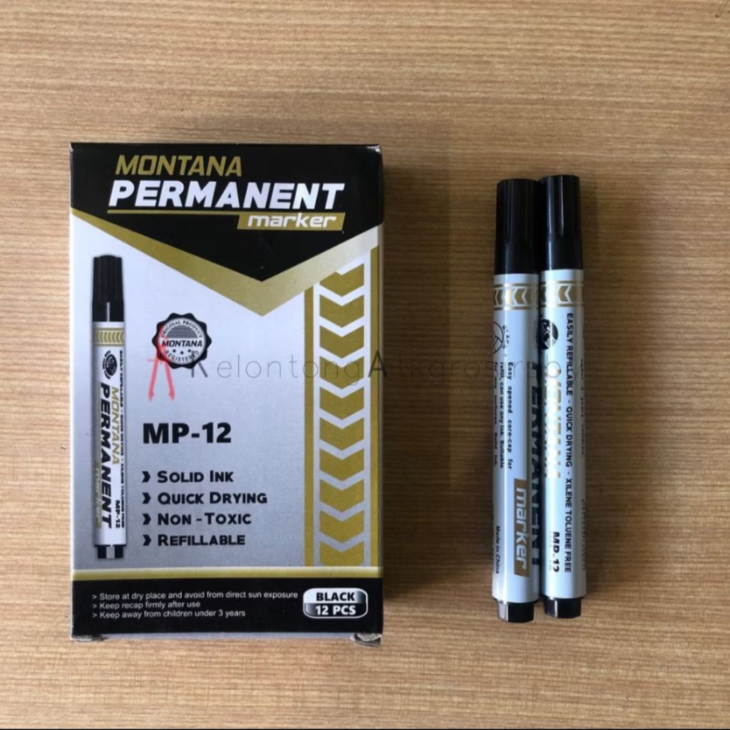 

SPIDOL PERMANEN / PERMANEN MARK warna hitam