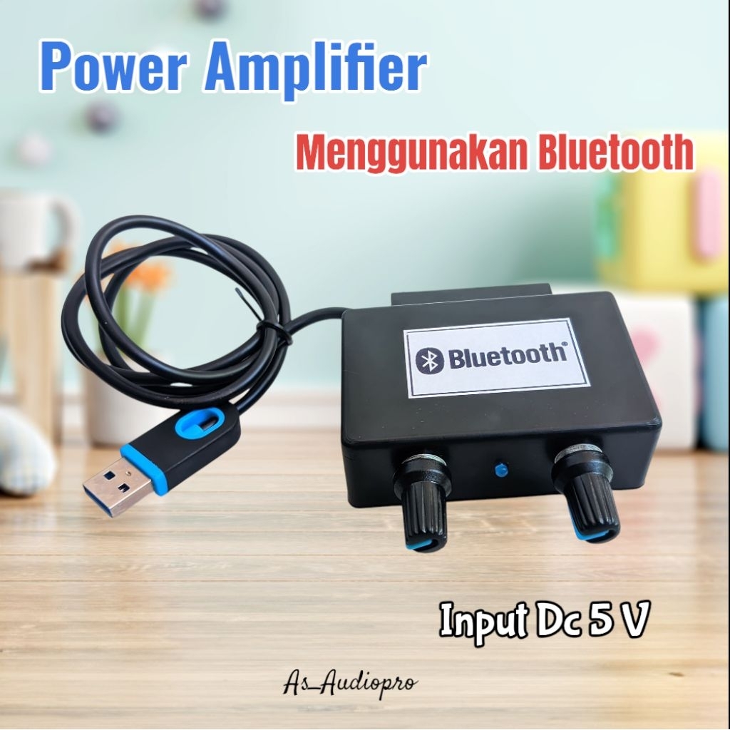 Power Amplifier Bluetooth Input DC 5 Volt - Power Amplifier