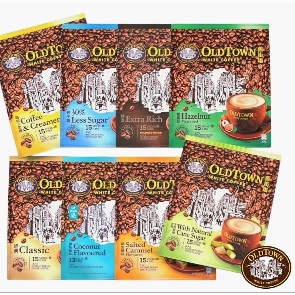 

OLD TOWN White Coffee | Kopi 3in1Instan