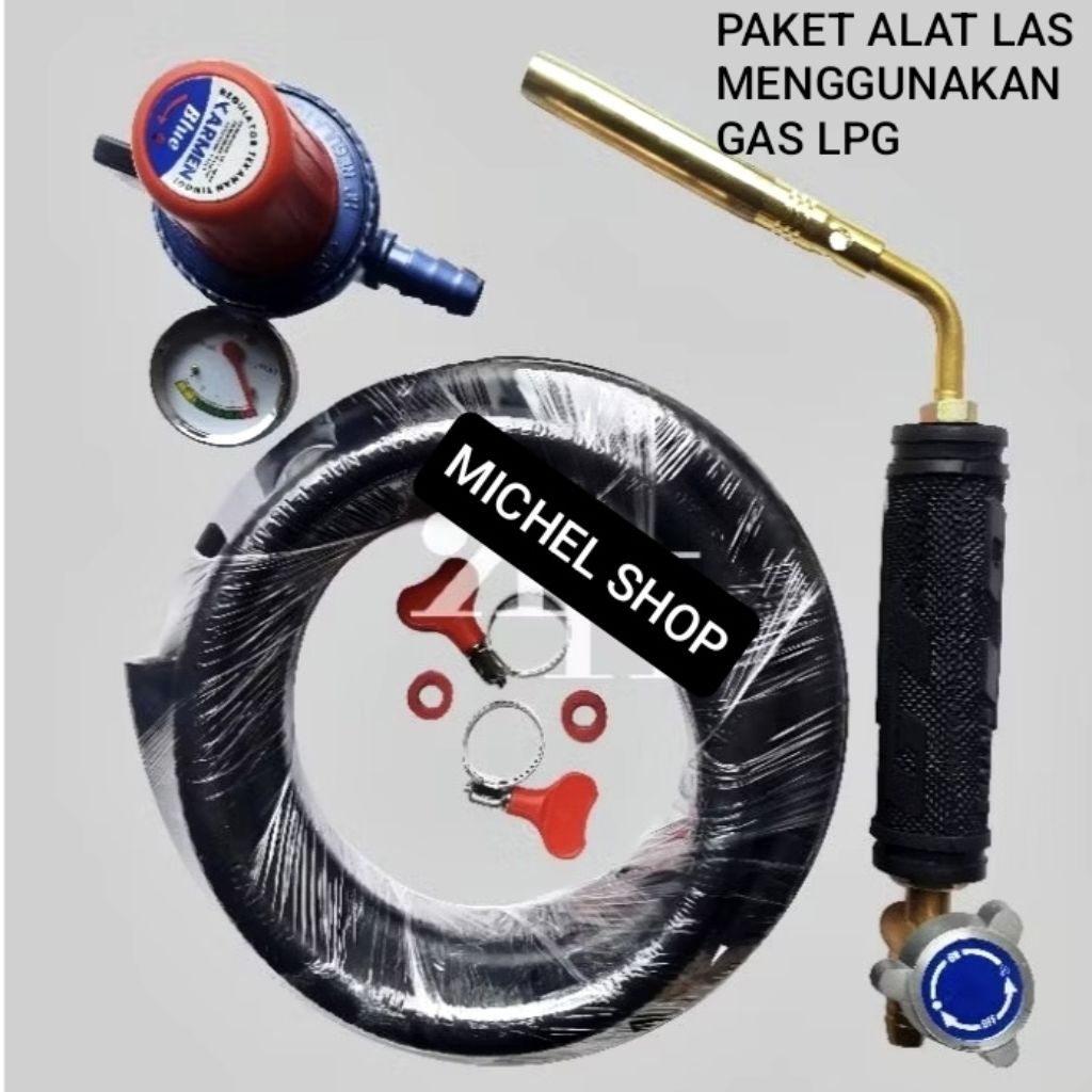 KEPALA GAS TORCH BLOE TORCH MANUAL LENGKAP/ ALAT LAS HEATING BLOW TORCH KOMPLIT / LAS MINI GAS / ALA
