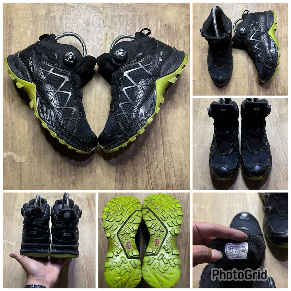 K2 outdoor tech+ boa system black