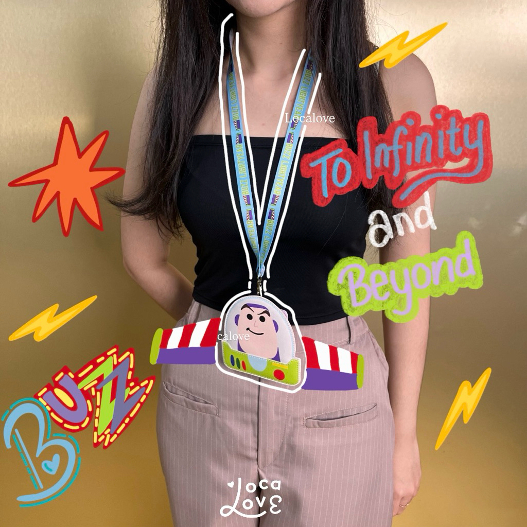 

Lanyard ID Card Holder Disney Toy Story LUSA