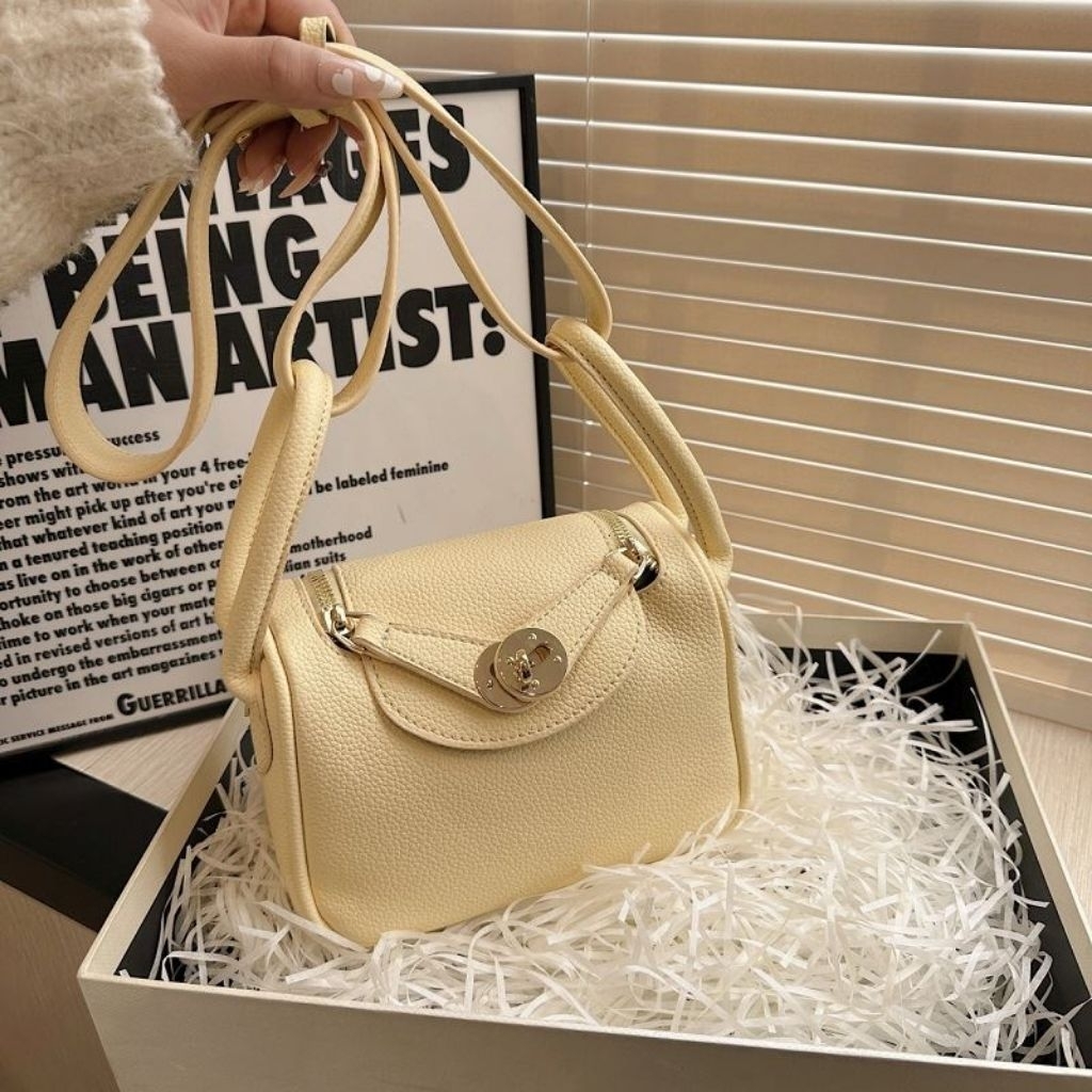 JTF8323-yellow Tas Selempang Lindi Fashion Import Wanita