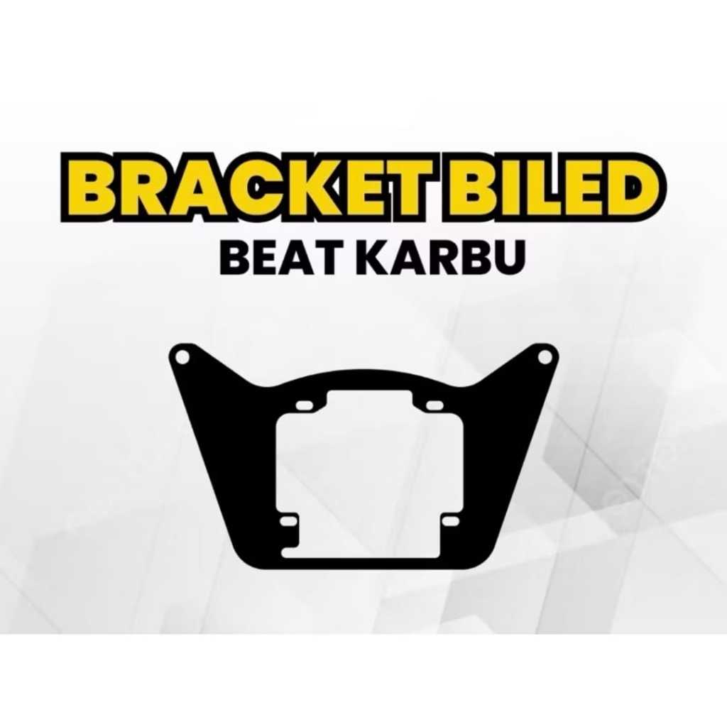 Breket Lampu Biled Projie 2,5inch Beat Karbu
