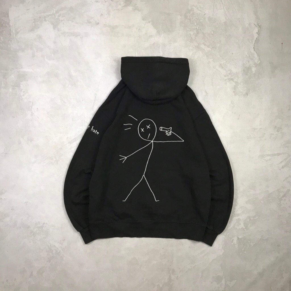 HOODIE/SWEATER HOODIE COMPAGNO BLACK UNISEX