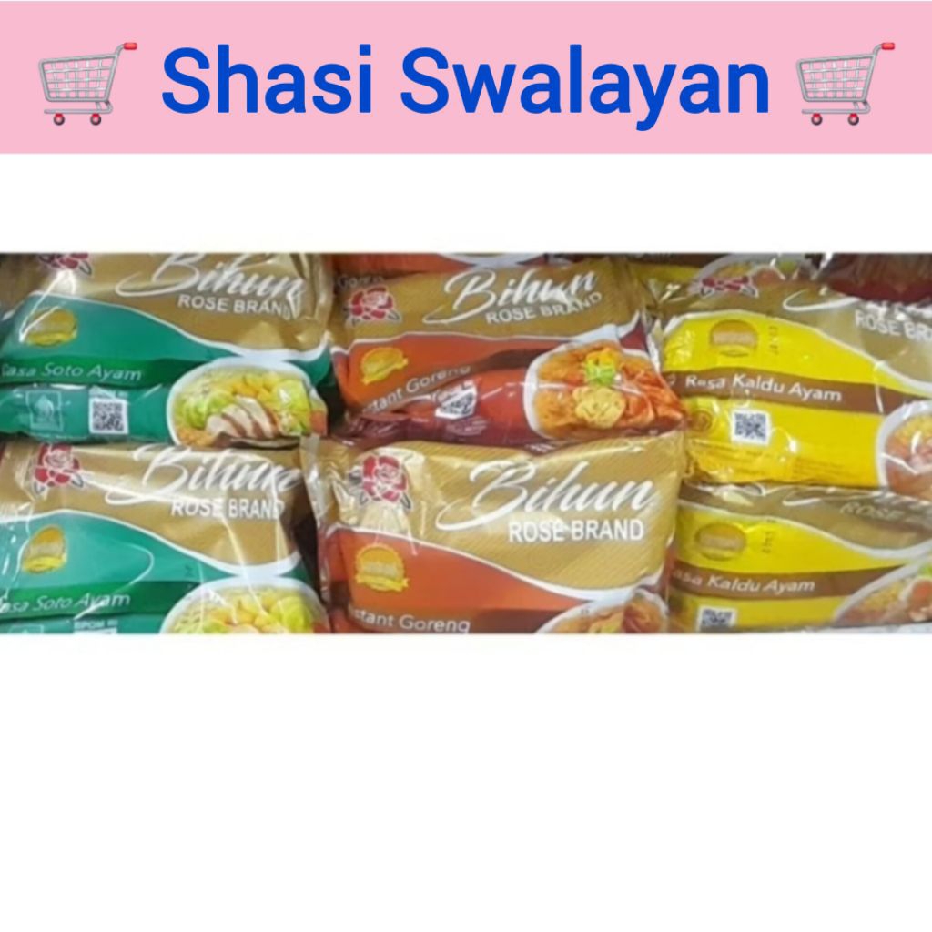 

Bihun Rose Brand Instan 1 Pcs - Goreng/ Ayam Bawang/ Kaldu/ Soto Ayam/ Asam Pedas