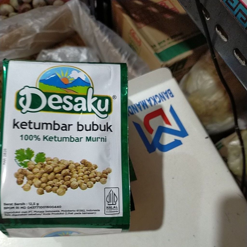 

ketumbar bubuk saset desaku 1 renceng isi 12