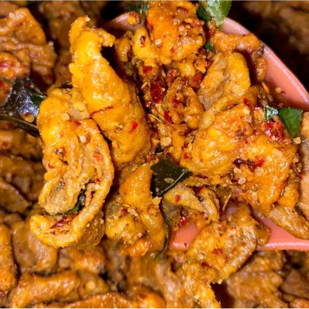 

Keripik Kulit Ayam Krispy | Rasa Pedas & Original | Camilan Gurih Renyah