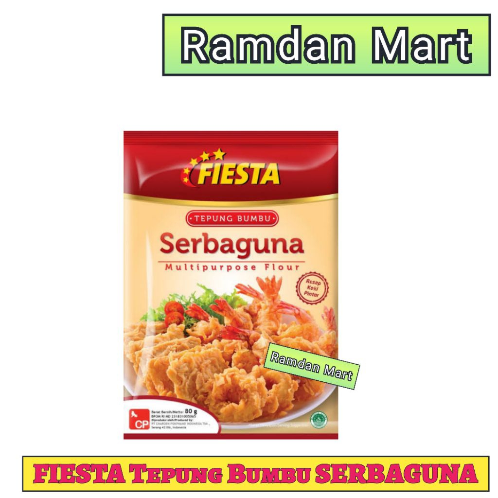 

Fiesta Tepung Bumbu SERBAGUNA 80 GR ( ECER )