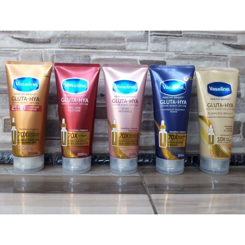 VASELINE GLUTA - HYA all variant kemasan 200ml (EXP: 2027)
