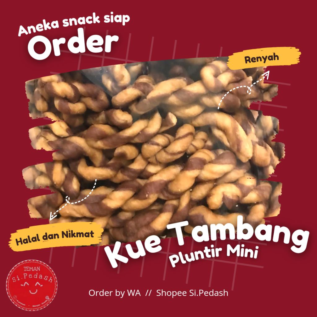 

pluntir kecil - pluntir kopi - kue tambang