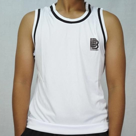 Kaos Dalam Singlet Baselayer Pria Olahraga Basket BALLERBRO ORIGINAL Baju Tanpa Lengan Basketball Gy