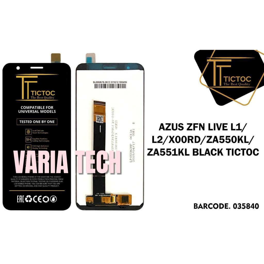 LCD ASUS ZENFONE LIVE L1/L2 ZA550KL/ZA551KL BLACK FULLSET TOUCHSCREEN