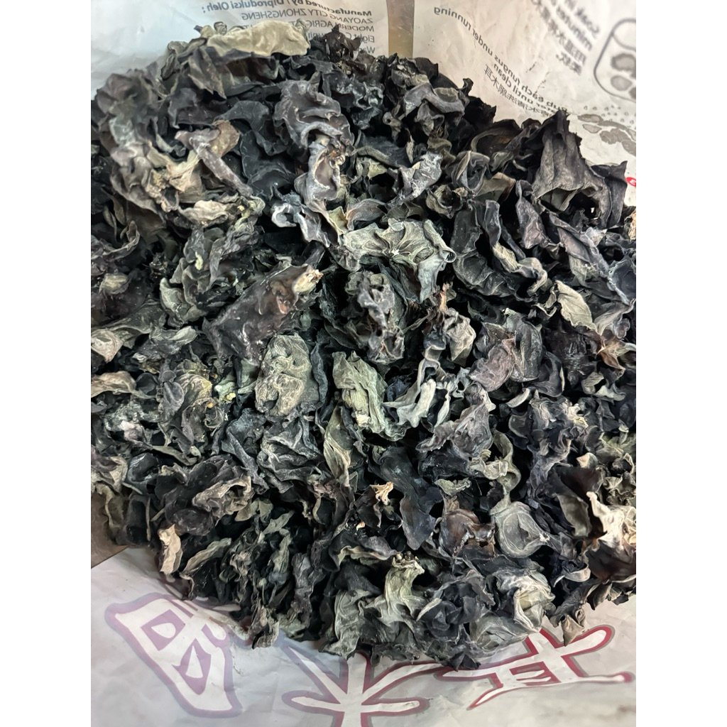 

Jamur Kuping Kering Premium - 1 kg