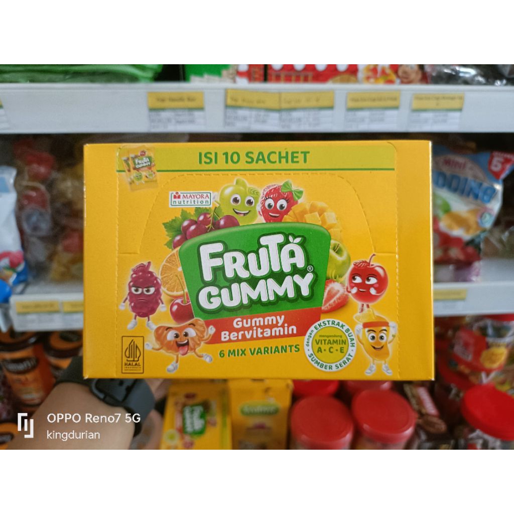 

Fruta Gummy 250gr isi 10
