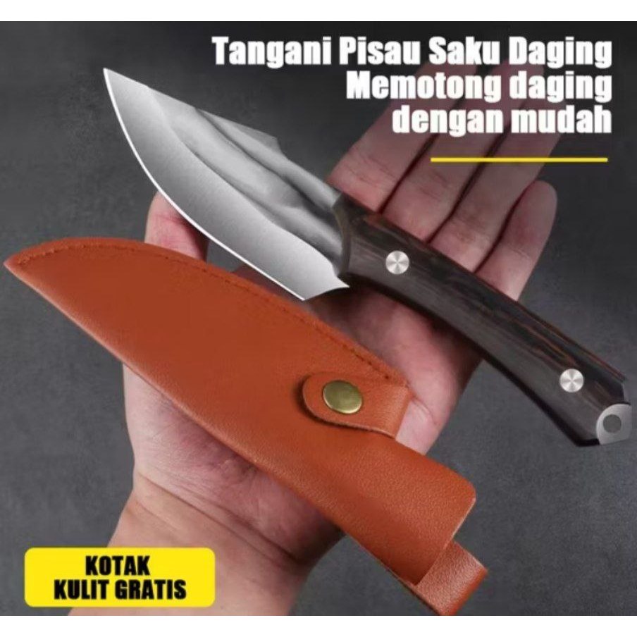 Mongolian knife mongolia pisau / PISAU DAPUR DAGING BUAH SUPER TAJAM  TABS