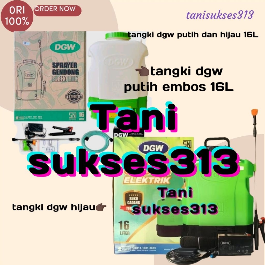 Tangki cas dgw 16liter tangki cas Tangki elektrik 16L dgw 16liter alat semprot hama tangki dgw 16lit
