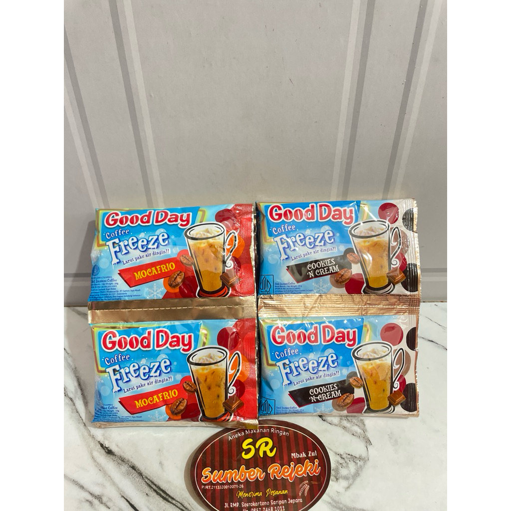 

GOOD DAY COFFE FREEZE ISI 10 bungkus