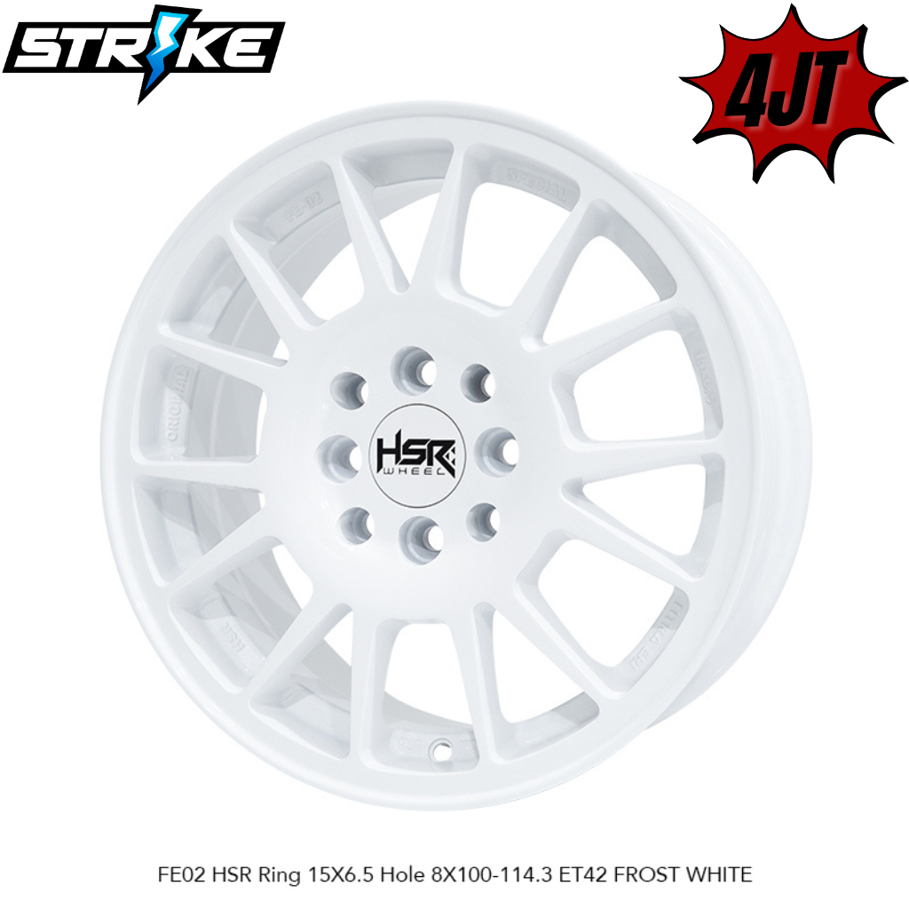 VELG RACING RALLY FE 02 ORIGINAL HSR WHEEL RING 15 MOBIL XENIA AVANZA JAZZ MOBILIO IGNIS VIN FAST VF