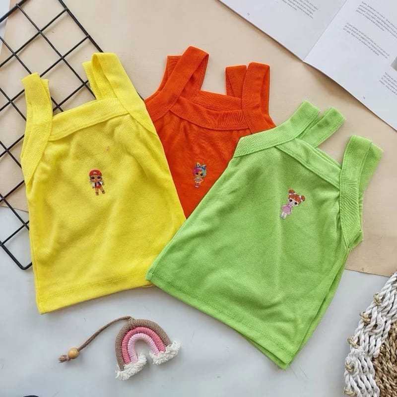 Paket 6pcs Kaos Dalam Anak Singlet Anak Perempuan / Kaos Dalam Anak Perempuan