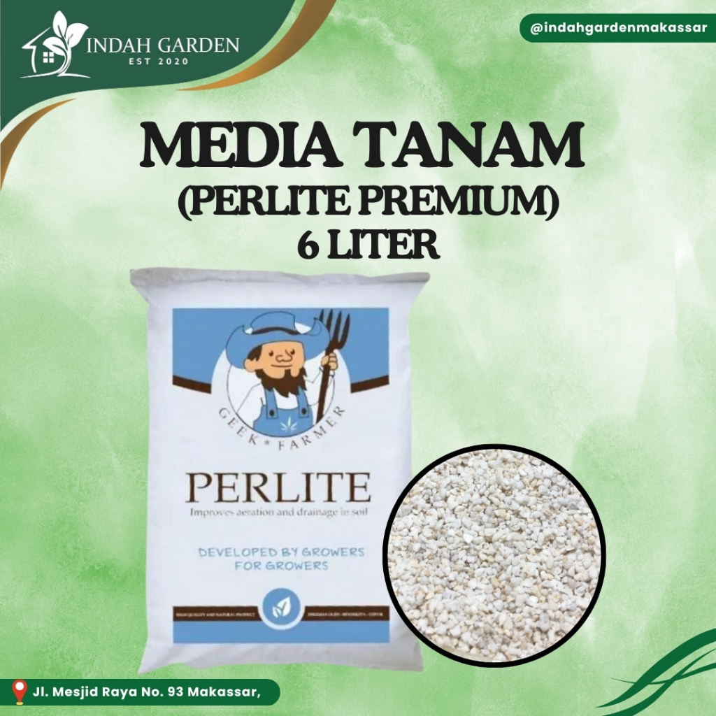 Media Tanam Perlite Premium (Geek Farmer)