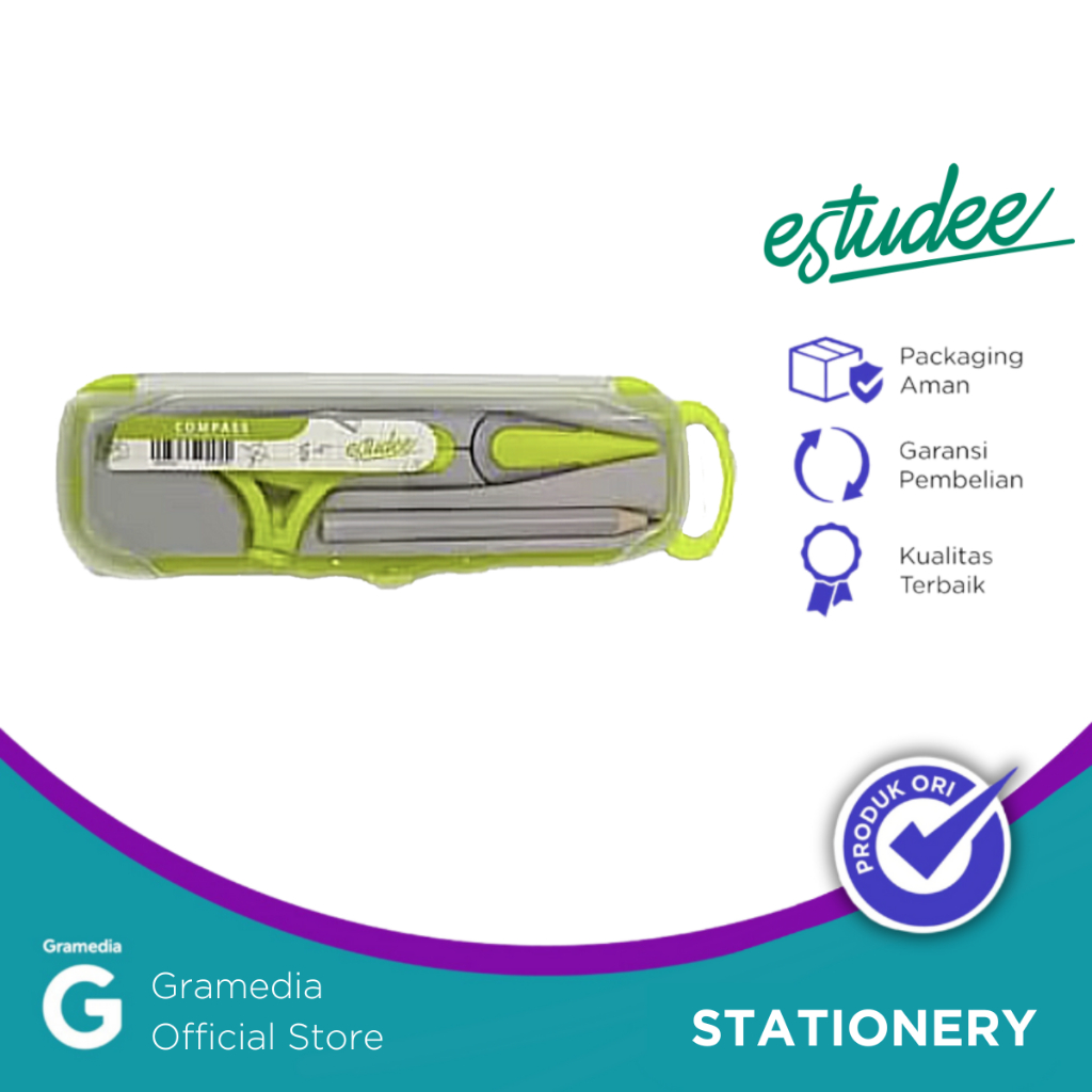 

Gramedia Pettarani - JANGKA ESTUDEE COMPASS PENCIL GREEN
