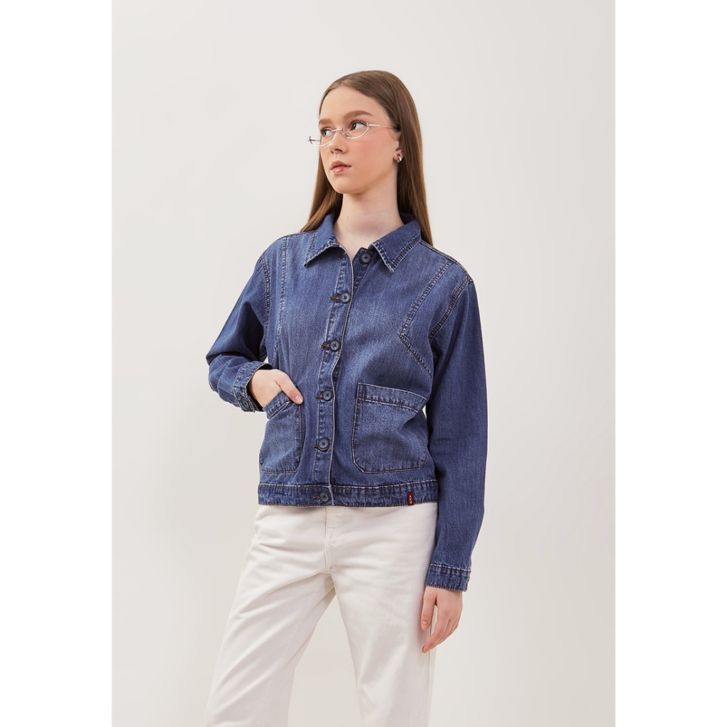 AKO Jaket Outer Denim Biru Muda | 11-0473
