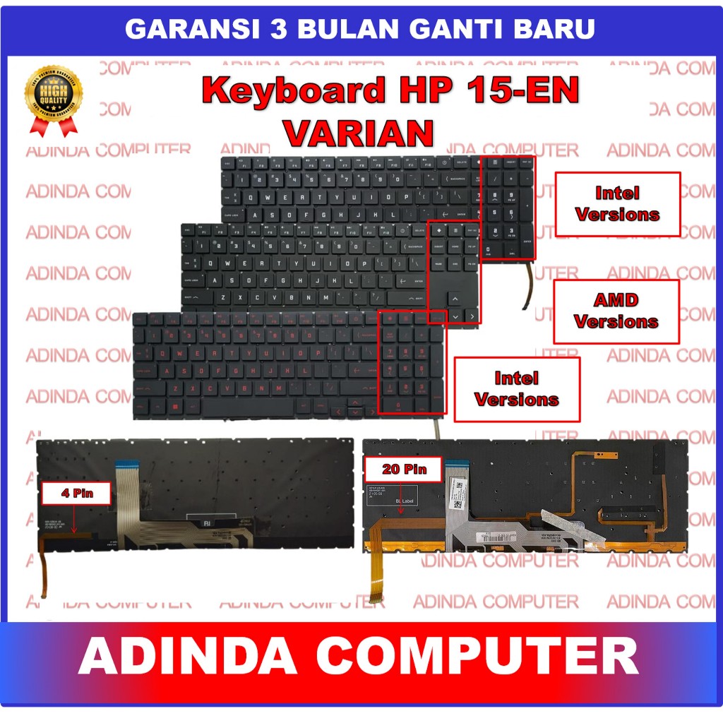 Keyboard HP Omen 15-EN 15T-EN 15Z-EN 15EN 15-EN0010CA 15-EN0013DX 15-EN0023DX 15-EN0036NR 15-EN1008C