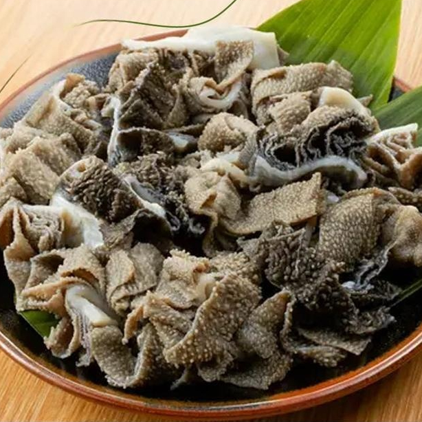 

BABAT SAPI Frozen Import Halal - Jeroan Babat Hitam 250gr - Kheiza Frozen