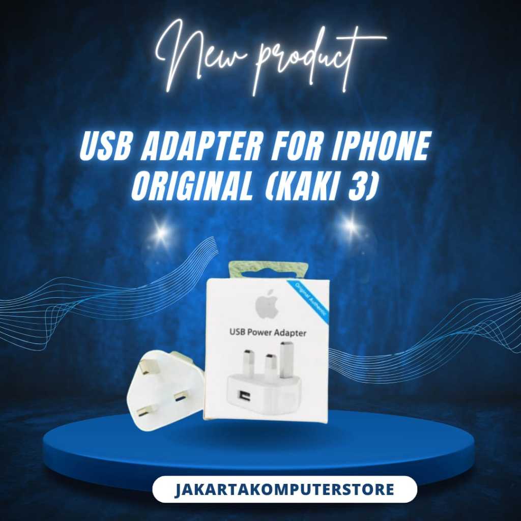PROMO USB ADAPTER FOR IPHONE ORIGINAL (KAKI 3)