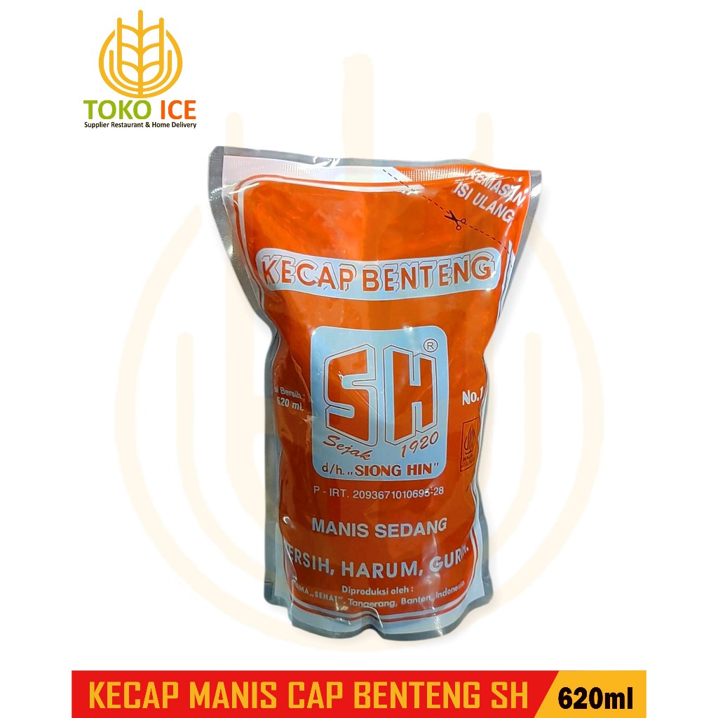 

KECAP MANIS CAP BENTENG SH 620ML REFILL | MANIS, KENTAL, LEZAT!