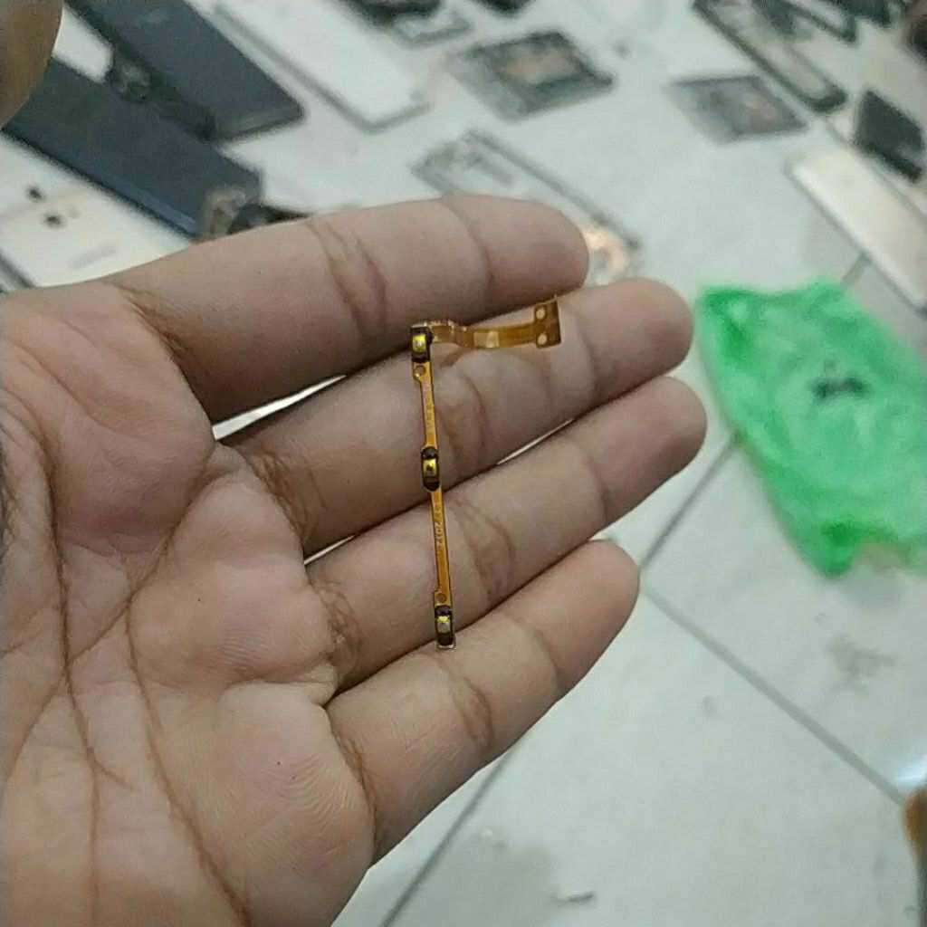 fleksibel power volume bekas Infinix note 7