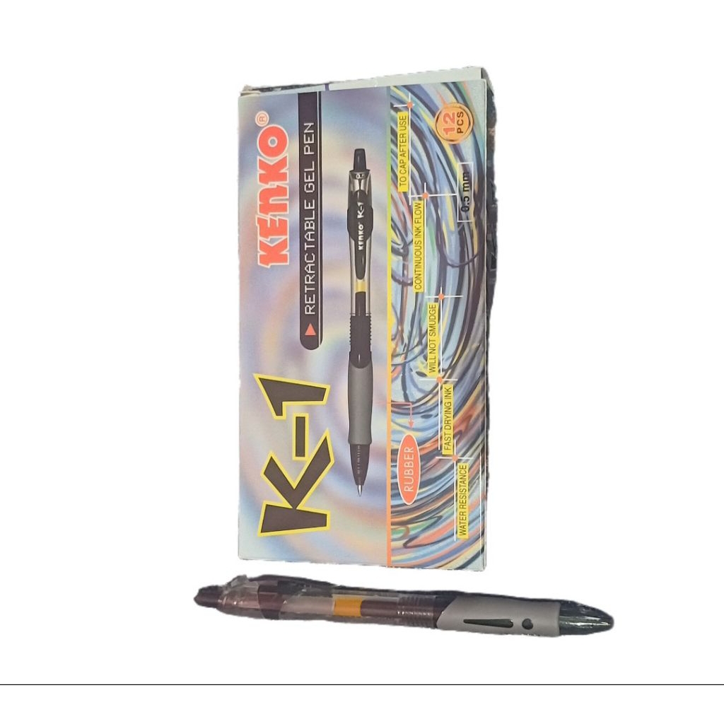 

[12 Pcs/1Pack] Pulpen KENKO GEL K1