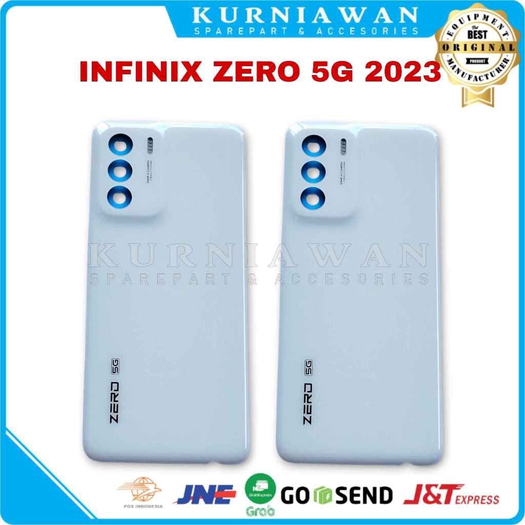 Tutup Belakang Infinix Zero 5g 2023 Back Cover Backdoor Casing Housing Fullset