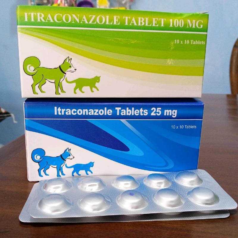 Itraconazole Obat Jamur untuk Anjing dan Kucing (HARGA Per Blister/ 10 Tablet)