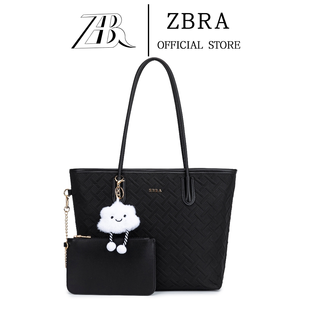 [ New Arrival ] ZBRA Totebag Wanita Tas Kantor Jinjing Ashley Charles Tote Bag Large For Women #8867
