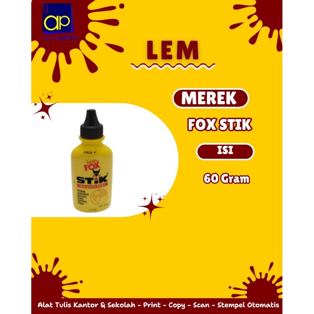 

Lem FOX Stik 60gr