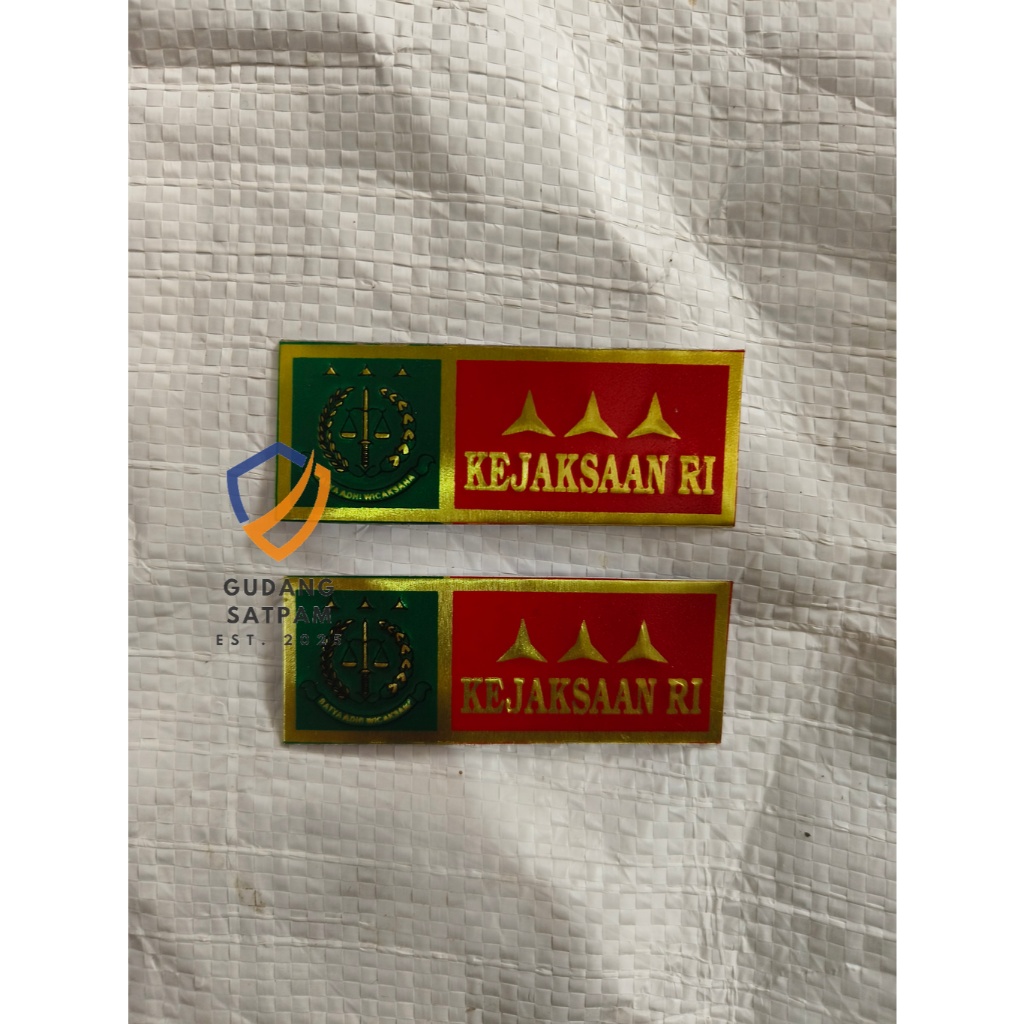 Sticker Plat Kejaksaan RI - Stiker Plat Jaksa RI - Stiker Plat Kejaksaan RI