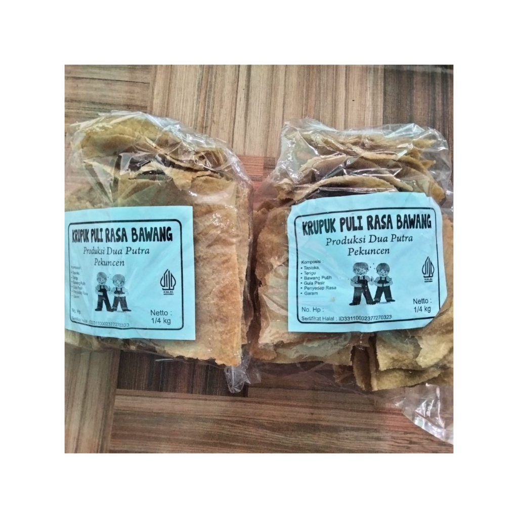 

Krupuk Puli Gendar Rasa Bawang