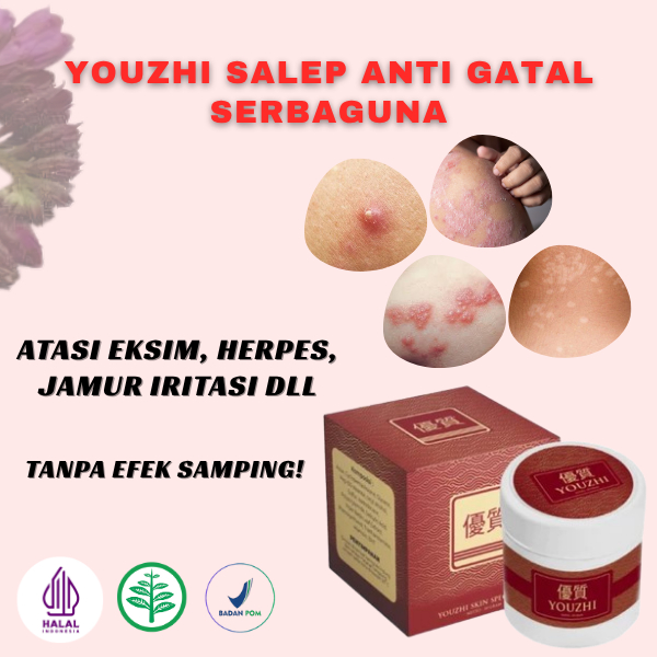 Krim Youzhi Salep Kulit Gatal Racikan Spesialis – Ampuh untuk Eksim Basah, Kering, Scabies, Gatal Me