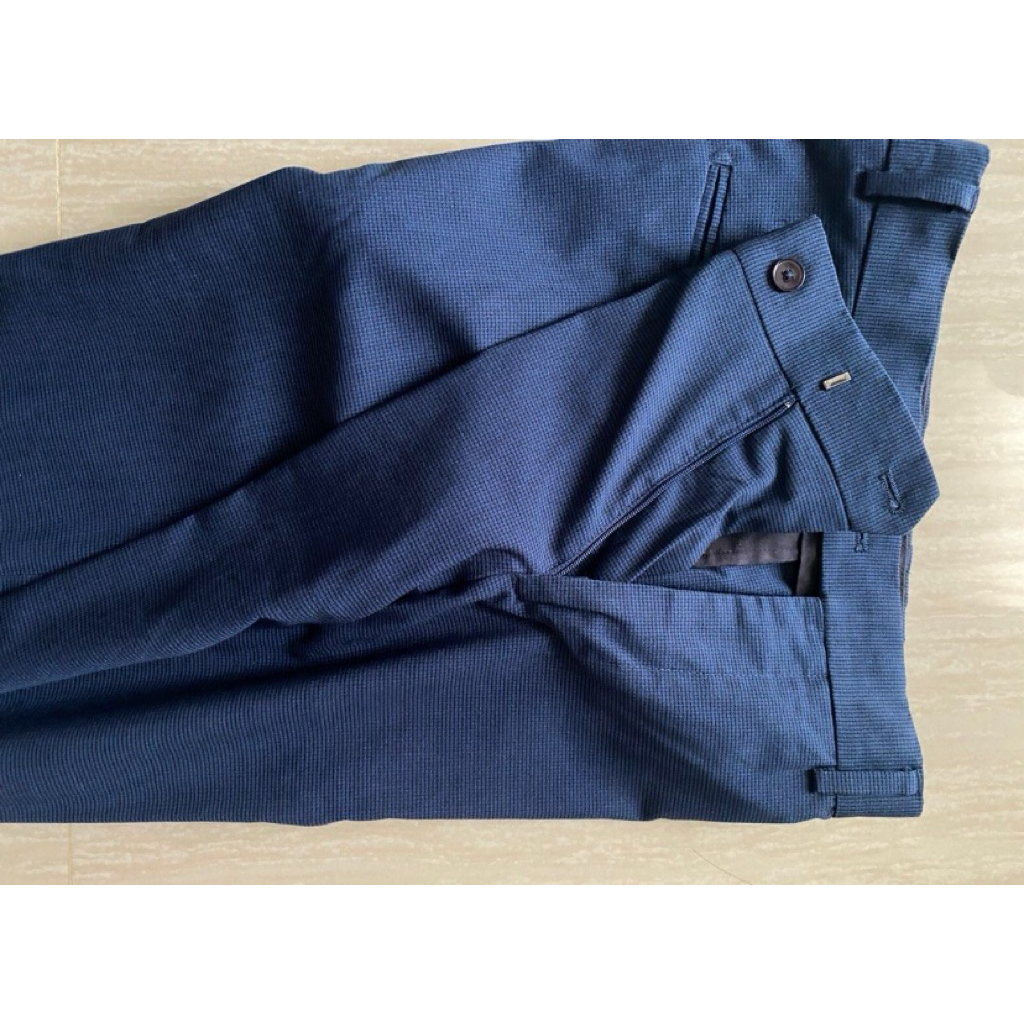 Celana panjang Mango Man Silm Fit Blue size EURO 40