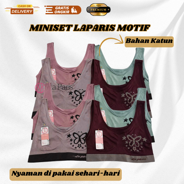 Miniset ABG Butterfly Logo Free Size Remaja