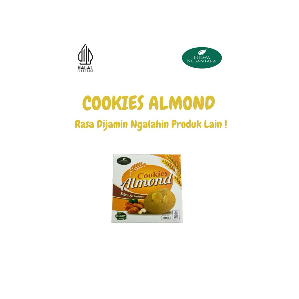 

Cookies Almond Khas Kota Batu