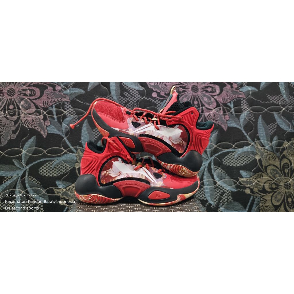 sepatu basket lining size 40 insole 25cm