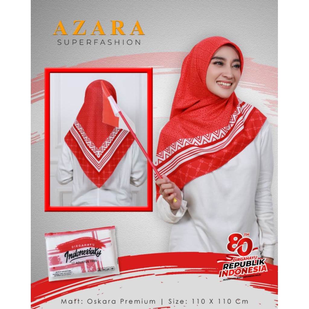 Hijab Segi Empat Azzara Oskara