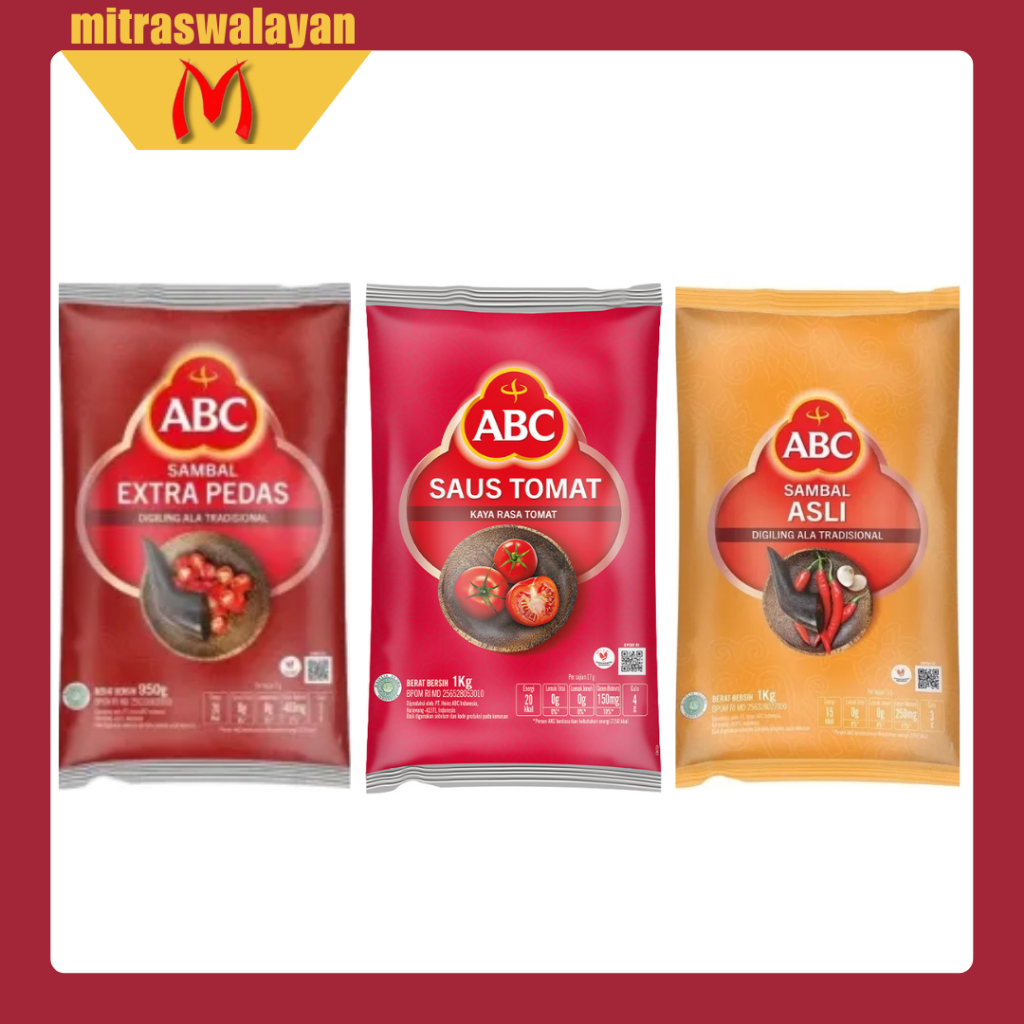 

ABC Saus Kemasan Bag 1 kg