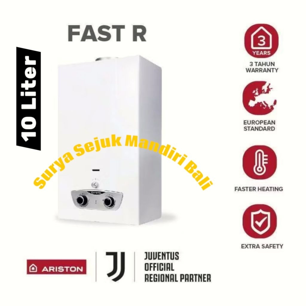 ARISTON WATER HEATER GAS 10 LITER