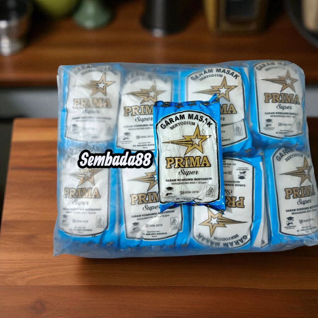 

10 PCS GARAM MASAK NEW PRIMA SUPER 150 GRAM / GARAM BERYODIUM / GARAM MASAK / GAREM