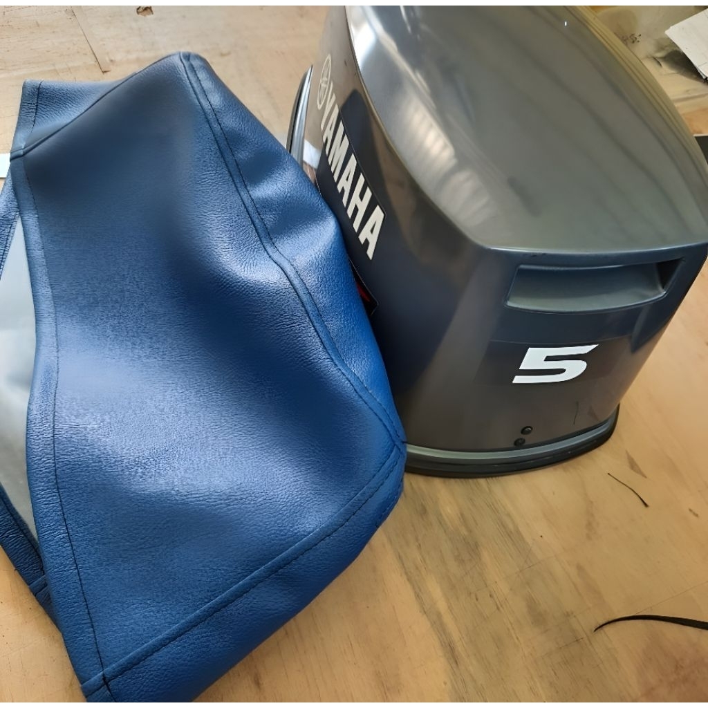 Kap Mesin Tempel Perahu Yamaha 5 Pk Tutup Mesin Tempel yamaha Original / Bekas